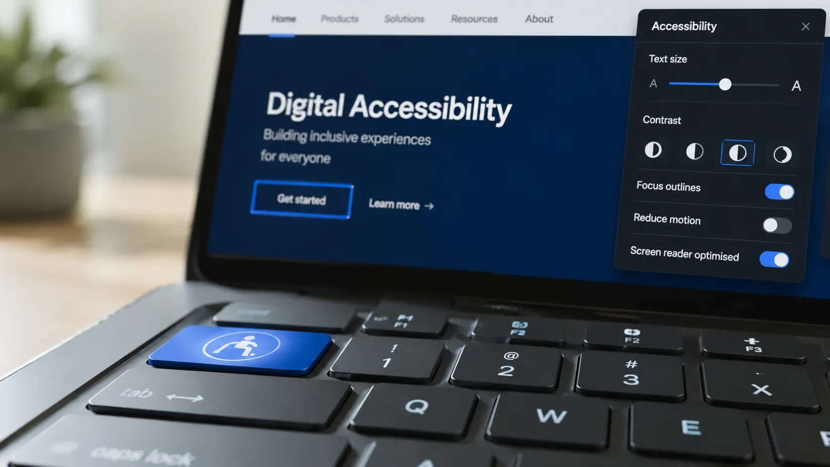 Web accessibility